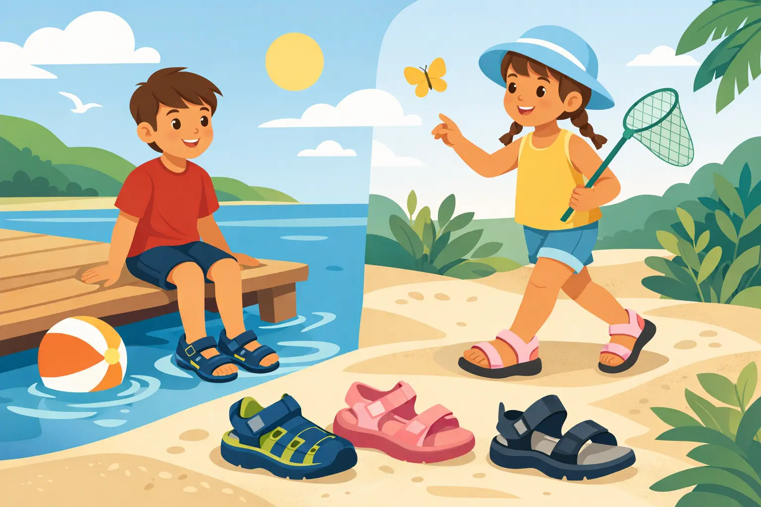 Best Supportive Sandals Kids Can Wear All Summer