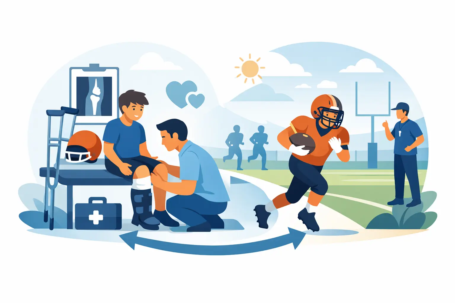 Youth Football Injury Recovery: Return Safely