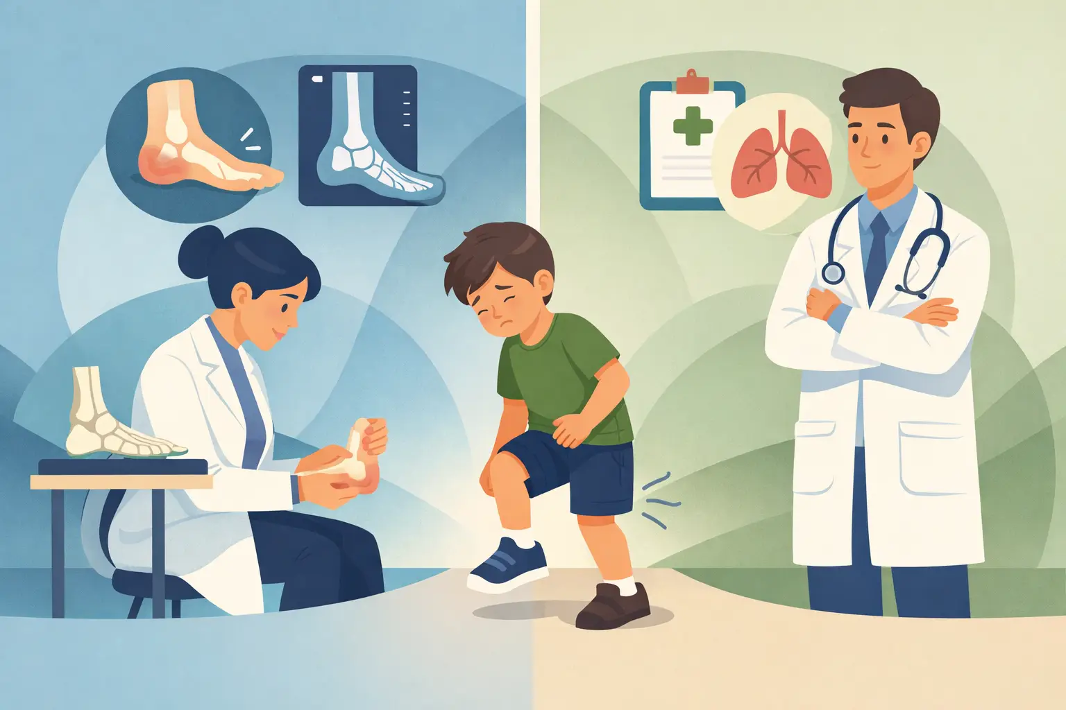Podiatrist Versus GP for Limping in Children