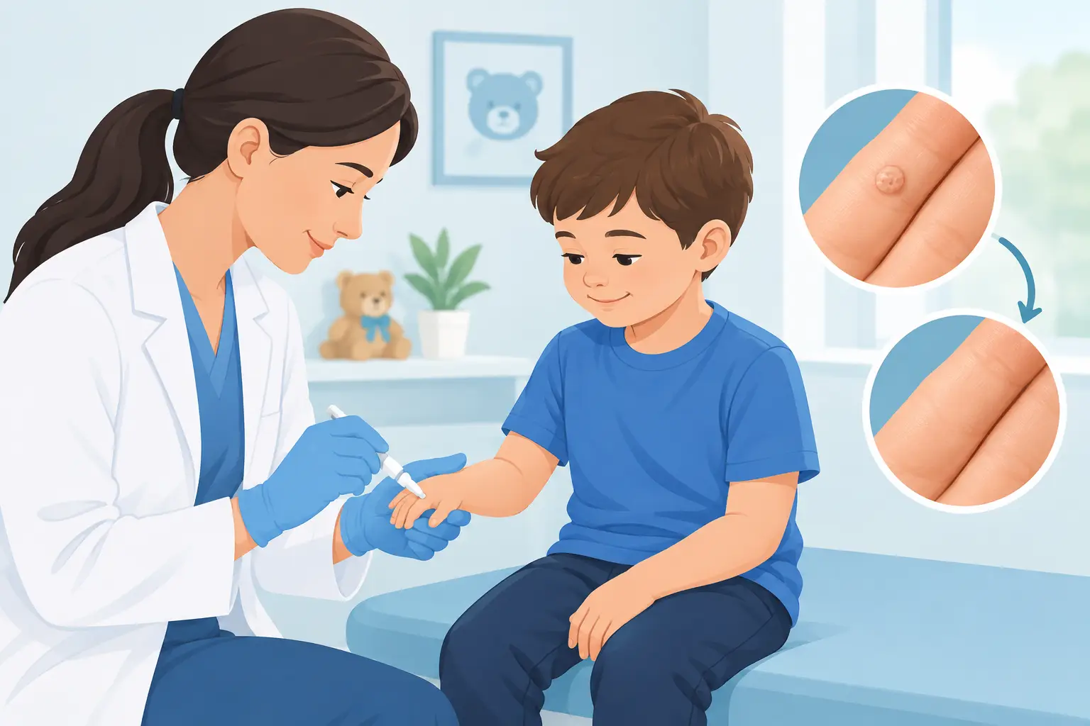 Paediatric Wart Treatment Results for Children