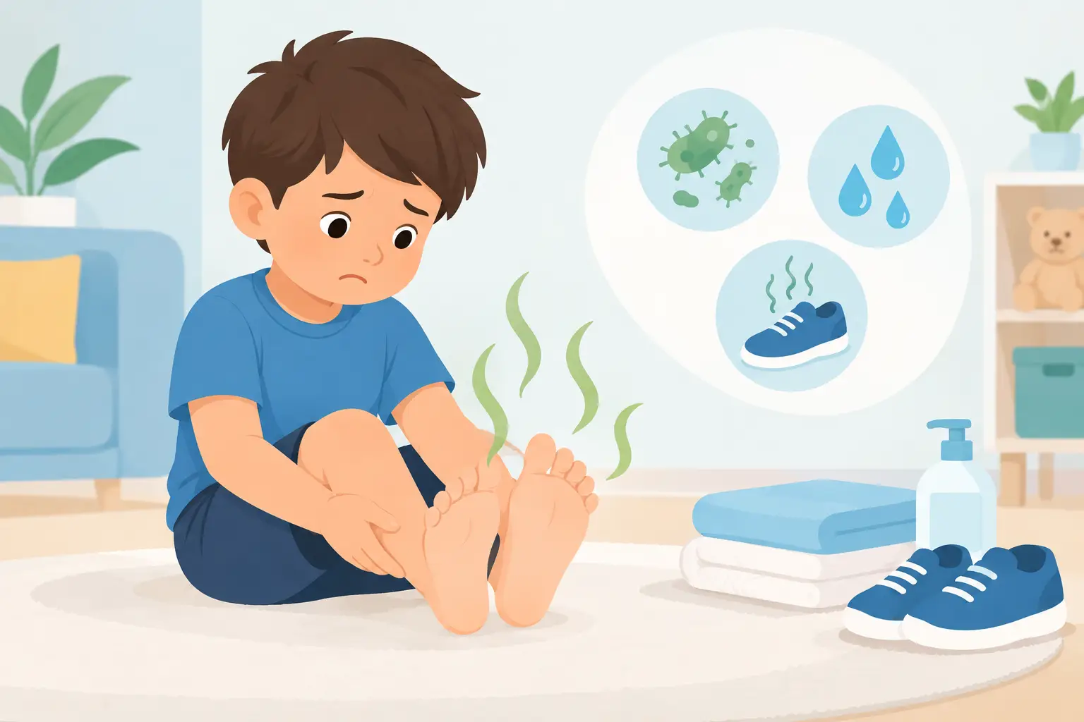 Why Do Children's Feet Smell? Causes and Care