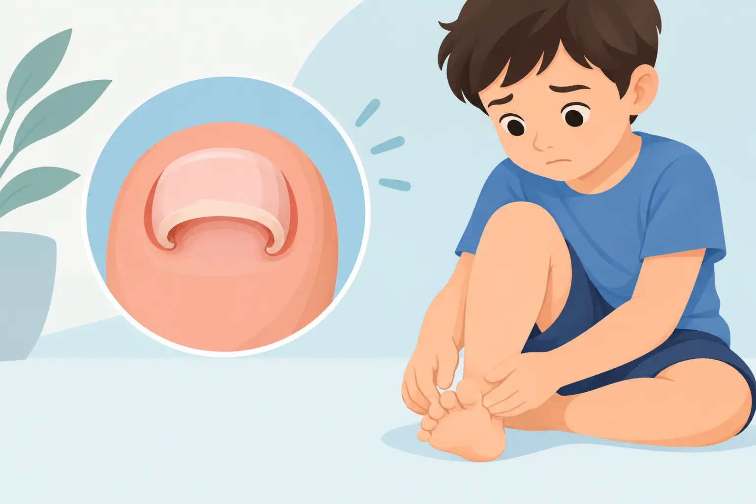Why Kids Toenails May Be Curling Inward